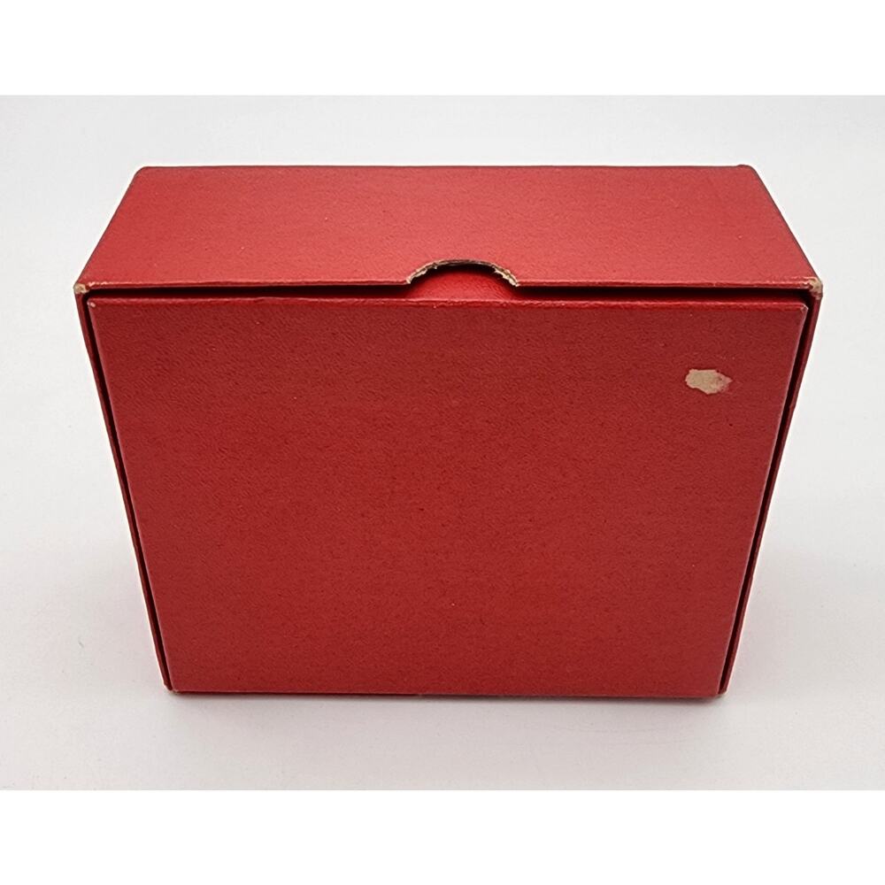 Vtg 1960s Girard-Perregaux Red Gold Presentation Clamshell Watch Box & Documents - Picture 4 of 16